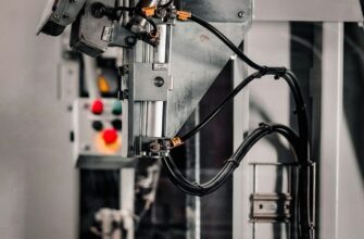 a close up of a machine with wires attached to it