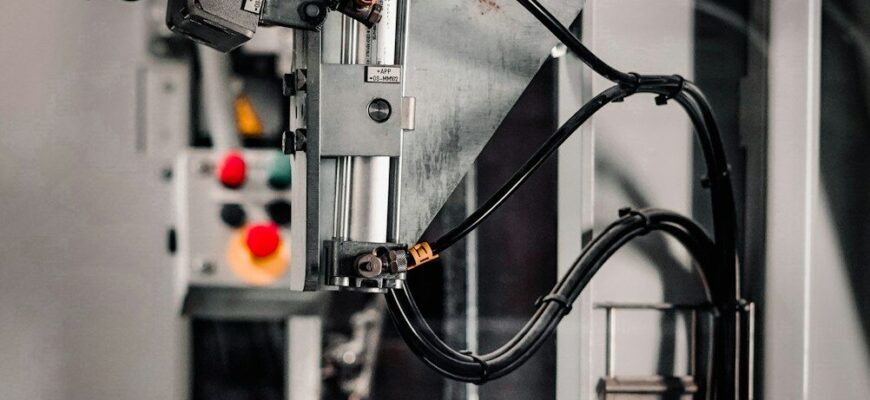 a close up of a machine with wires attached to it