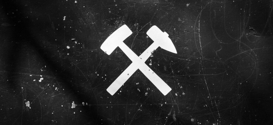 cross, character, hammer, mining, black-and-white, old, pit, symbol, hammer, mining, mining, mining, mining, mining