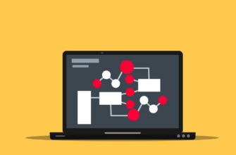 laptop, infographic, online