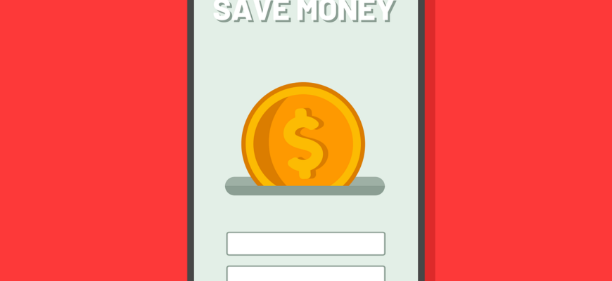 money, savings, smartphone