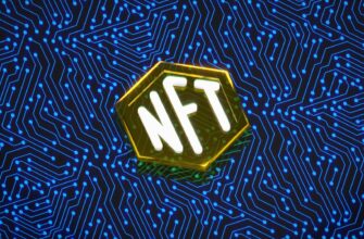 a logo with a blue background