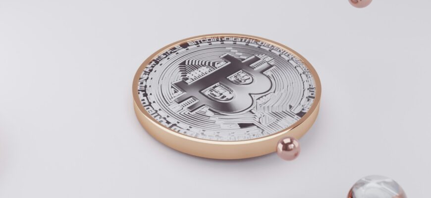 a coin sitting on top of a white surface