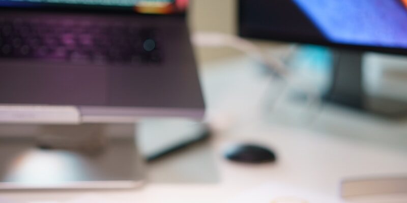 a remote control sitting on top of a desk