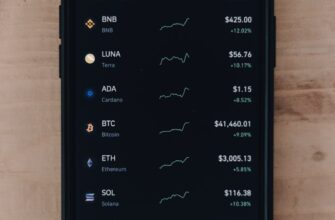 a cell phone displaying the market on the screen