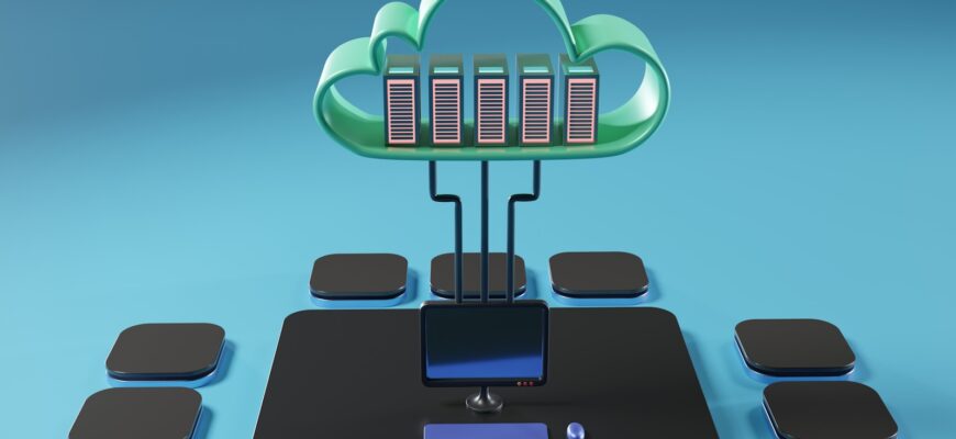 a computer generated image of a computer